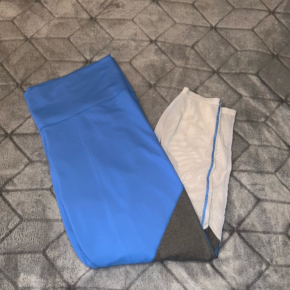 Fabletics Sky Blue Powerhold Leggings